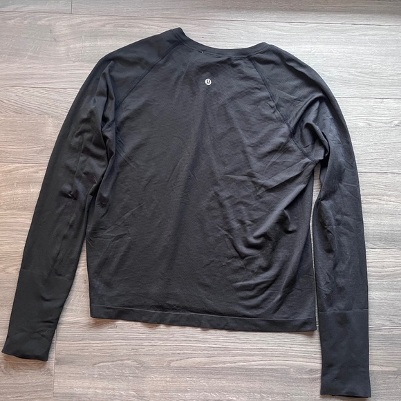 lululemon black swiftly long sleeve comfy casual athletic - Picture 1 of 2